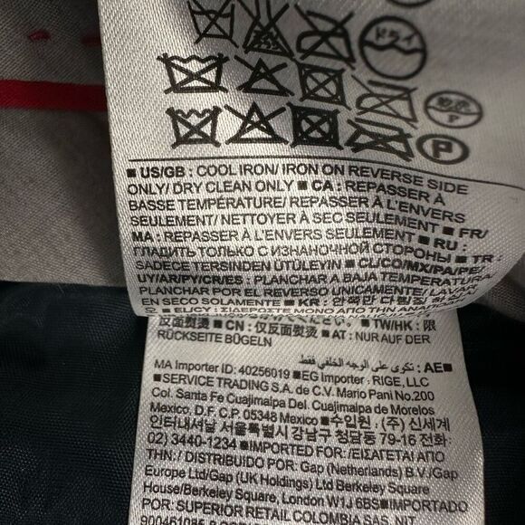 Banana Republic Sloan Slim Ankle Pant size 0 Petite Blue - Picture 7 of 9